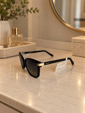 BRAND NEW BLACK FOSSIL CATEYE SUNGLASSES STYLE X82841 picture