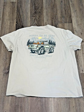 SIMPLY SOUTHERN SHIRT MENS XLARGE GRAY HAPPY TO BE HERE TRUCK 4X4 GRAPHIC TEE picture