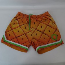 Overtime Men's Basketball Shorts Size Small SpongeBob Pineapple Skin picture