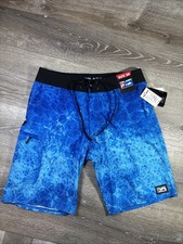 New Pelagic Hydro-Lite Shorts Mens 30 Blue Fishing Board Shorts Swim Trunks picture