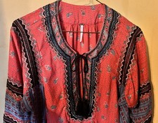 New Free People Multicolor Bohemian Shirt picture