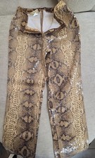 Gorgeous Python Print With Clear Sequins, Bought From Cache , Barely Worn picture