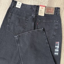 NEW Levi’s Extra Baggy Black Wash Jeans Men’s 34x34 Grunge Y2K Skater Wide Leg picture