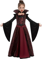Royal Vampire Costume Set for Girls Halloween Dress Up Party picture