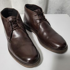 Alfani  Lancer Men's Leather Chukka Ankle Dress Comfort Boots Sz 12M Brown  picture