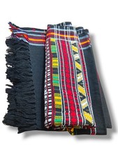 afghan patoo - Wool Embroidered Shawl For Men - Warm Blanket With Tessel picture