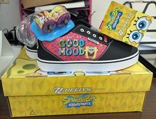 HEELYS PRO 20 SPONGEBOB ALWAYS IN A GOOD MOOD YOUTH SNEAKERS *SEE VARIATIONS NIB picture