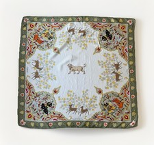 LR PARIS Silk Scarf Lion Modele Exclusif Maison De Liran by J. Desfaurier picture