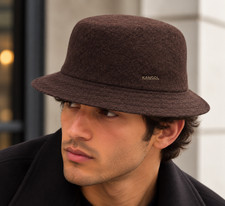 Authentic Kangol Marshal Trilby Hat Wool Blend Unisex Fedora Classic picture