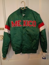 Mexico Starter Button Jacket Big Flag Mens Small picture