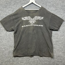 VTG Easyriders St. Louis Gateway Arch T-Shirt Men's Gray Distressed Biker - XL picture