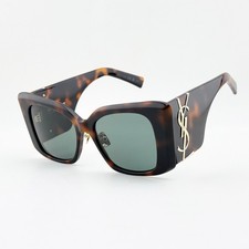 Saint Laurent SLM119/F BLAZE Havana Green Butterfly Sunglasses Women 53-19-135 picture