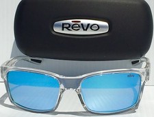 NEW* REVO CRAWLER CLEAR w Blue POLARIZED Lens Sunglass RE 1027 09 BL picture