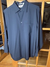 VTG ULTIMO Chicago Oak St Mens Dress Shirt Grey VERY RARE EXQUISITE 17/43 picture