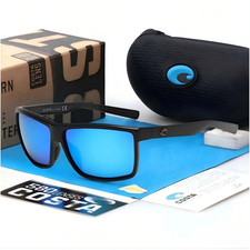 NEW IN BOX COSTA Rinconcito 580p Polarized Sunglasses (Black/Blue) picture