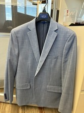 Apt. 9 Men's Blue Slim Fit Sport Coat 44R Single-Breasted Notch Lapel picture