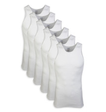 Gildan Mens A-Shirts 6PK White  SM-3XL ( Slightly Imperfect) picture
