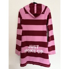 Victoria's Secret PINK Y2K Striped Sweatshirt Sweater Robe XS/S picture