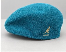 Authentic Kangol Bermuda 504 Cap Teal Blue 100% Wool Hat Large picture