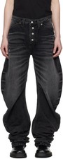 THUG CLUB PARKOUR PANTS JEANS BLACK PREMIUM DENIM MEN SIZE 4 NEW WITH TAGS picture