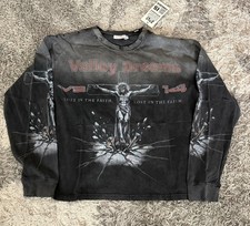 Vale Forever Concrete Cross Distressed Long Sleeve in Size XL (Brand New in Bag) picture