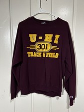 Vintage Champion U-HI Track & Field 301 Sweatshirt USA Made Large picture