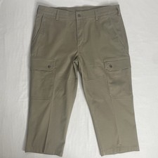 Duluth Trading 40 Grit Men’s Tan Khaki Fit Stretch Flex Twill Relaxed Sz 38x30 picture