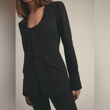 NWT Favorite Daughter black Diana jacket XS picture