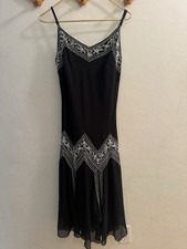 Dressbarn Collection 1920s-Style Beaded Flapper Drop-Waist Dress - Size 12 picture