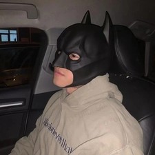 2026 NEW Batman Full Mask With Cowl Adult The Dark Knight Rises Cosplay Props picture