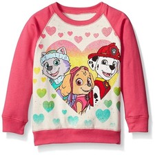 Paw Patrol Girls' Skye, Everest, and Marshall French Terry Sweatshirt SIZE 4T picture