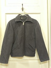Vintage King O Wear Wool Jacket Talon Zip Black NICE picture