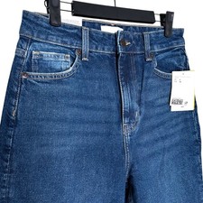 H&M Womens Mom Jeans Brand New High Waist Comfort Stretch Ankle Length Size 4 picture