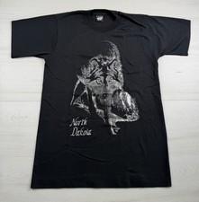Vtg Screen Stars Metallic Graphic Wolf Shirt Single Stitch 80s 1989 USA Made M picture
