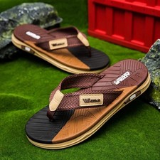 Men's Flip Flops Orthotic Arch Support Beach Sandals Summer Non Slip Thong Slipp picture