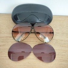 CARRERA PORSCHE Design sunglasses Vintage Teardrop 5621 96 135mm black with case picture