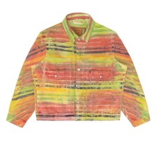 Levi's x Denim Tears Men's Multicolor Striped Denim Jacket Button XL picture