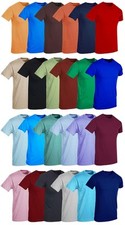 BILLIONHATS 24 Pack Mens Cotton Short Sleeve Lightweight T-Shirts (Small) picture