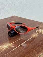 Oakley Piet Eye Jacket Sunglasses Red Frame Mirror Lenses Y2K picture