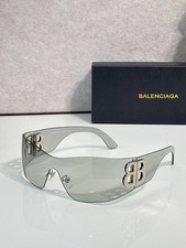 Balenciaga BB0359S Rimless Shield Fashion Sunglasses 99-01-115 picture