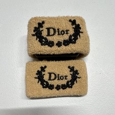 Vintage Beige Dior Wristband Sport Accessories Authentic 8626 picture