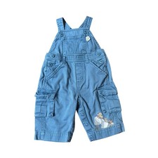 Gymboree Overalls Kids Blue Cargo Little Rock Climbers Cotton SIZE 0-3 Months picture