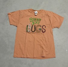 Vintage Artisan’s  Deadstock NWT AOP Nature Insect Bug Shirt L RARE picture