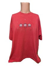 Men’s Vintage HANES USA American Styled Red Shirt Size XL picture