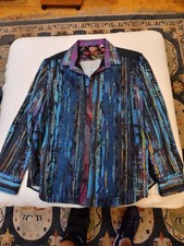 Robert Graham Embroidered limited edition men's Surfing shirt picture