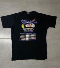 Vintage 90s Jacques Villeneuve F1 T-Shirt 1997 World Champion Formula 1 Tee M/L picture