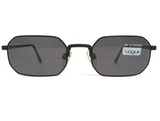 Vintage Vogue Sunglasses VO3092-S 337 Black Geometric Frames with Purple Lenses picture