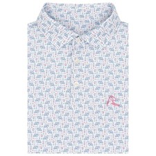 Rhoback The Bev Cart 2.0 Men's Short Sleeve Performance Polo NEW picture