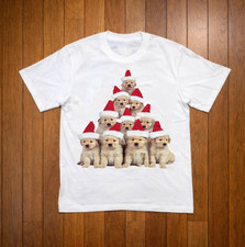 Baby Dog Christmas Tree T-shirt Unisex S-234XL Cotton picture