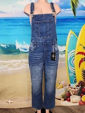 Nwt Womens Flamingals #80498 Blue Jeans Overall Size  Large picture